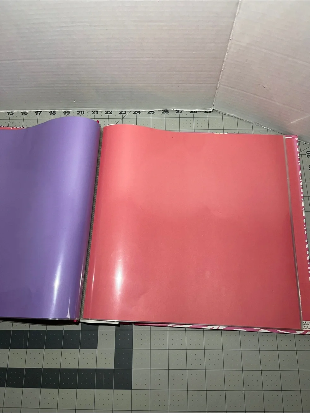 Hot Pink Zebra Print Photo Album with Gem Accent Frame